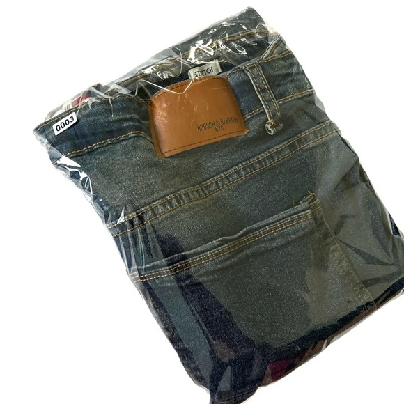Hudson and Barrow stretch straight Jean jeans denim cotton 42 x 32 - Picture 7 of 8